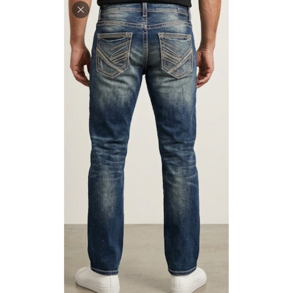 LAZER  Men's Size 38x30 Maximum Flex Slim Fit Super Soft Stretch Jeans ~NEW